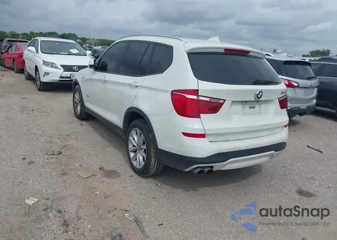 2017 BMW X3 xDrive28I из США, поврежденный, VIN 5UXWX9C38H0T23514